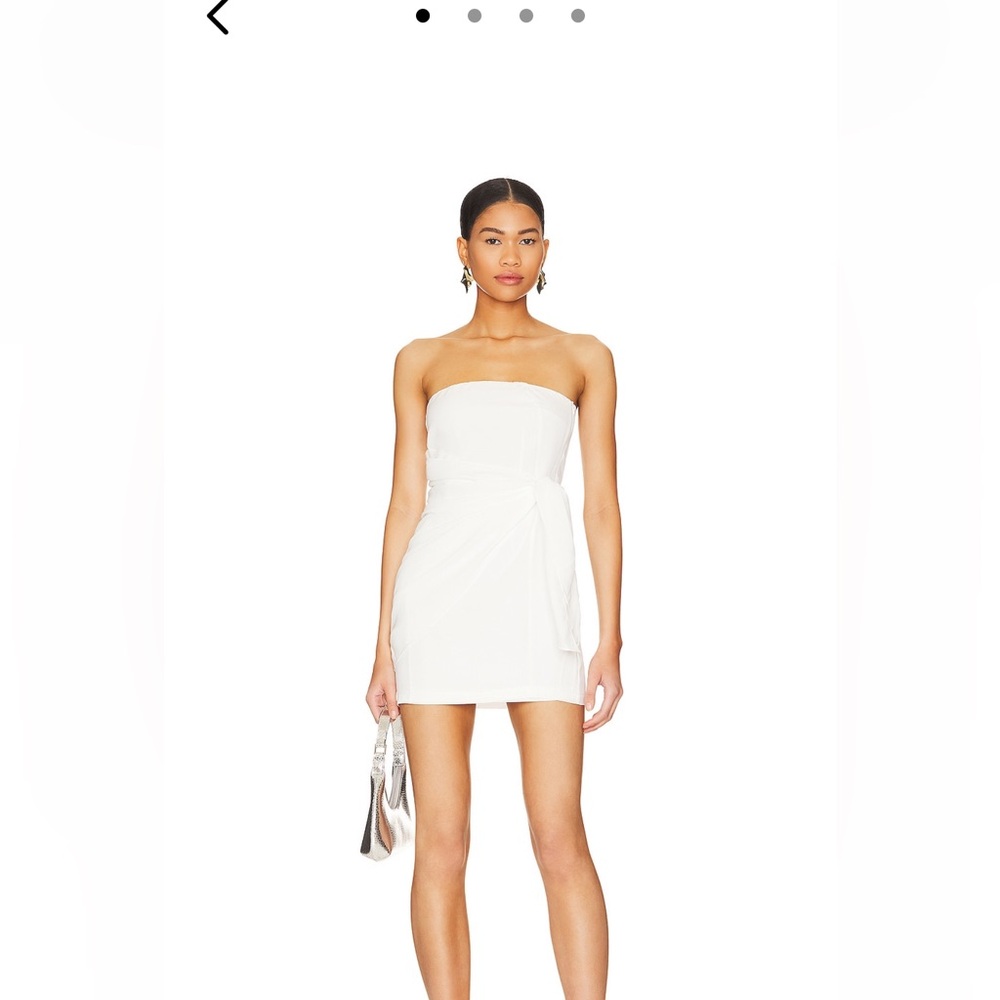 White superdown ariana dress